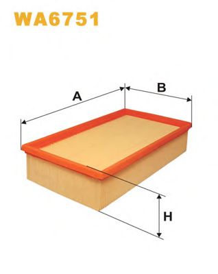 WIX FILTERS wa6751 -  Воздушный фильтр